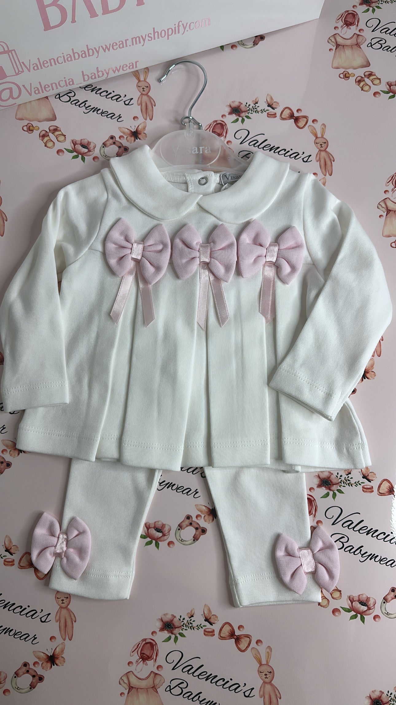 Tripple Bow Trouser Set