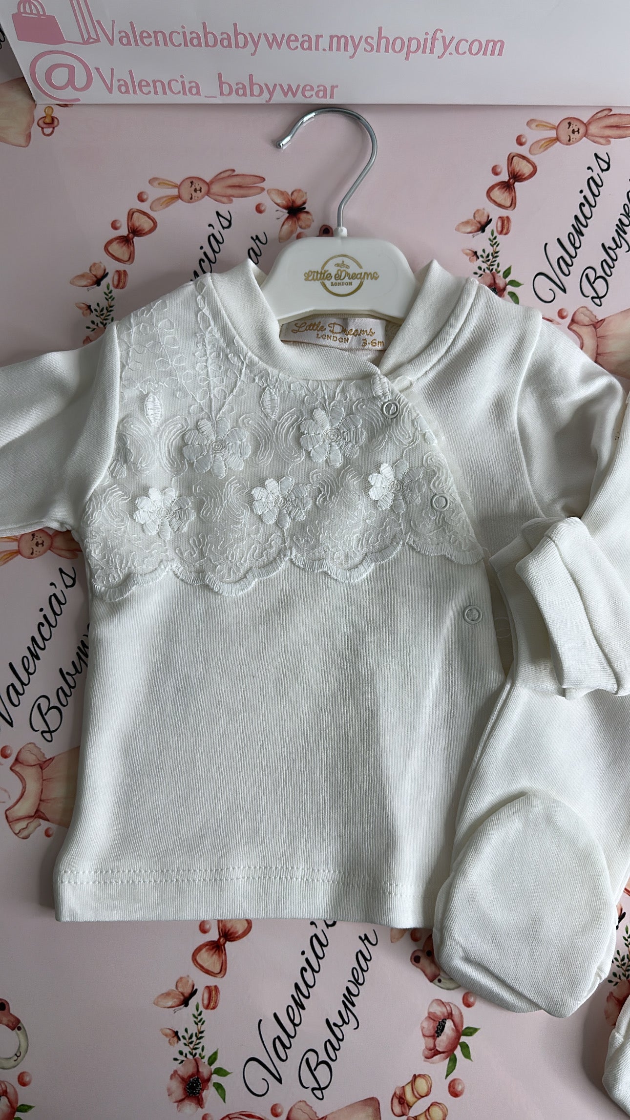 Little Dreams Ivory Lace 5PC Set