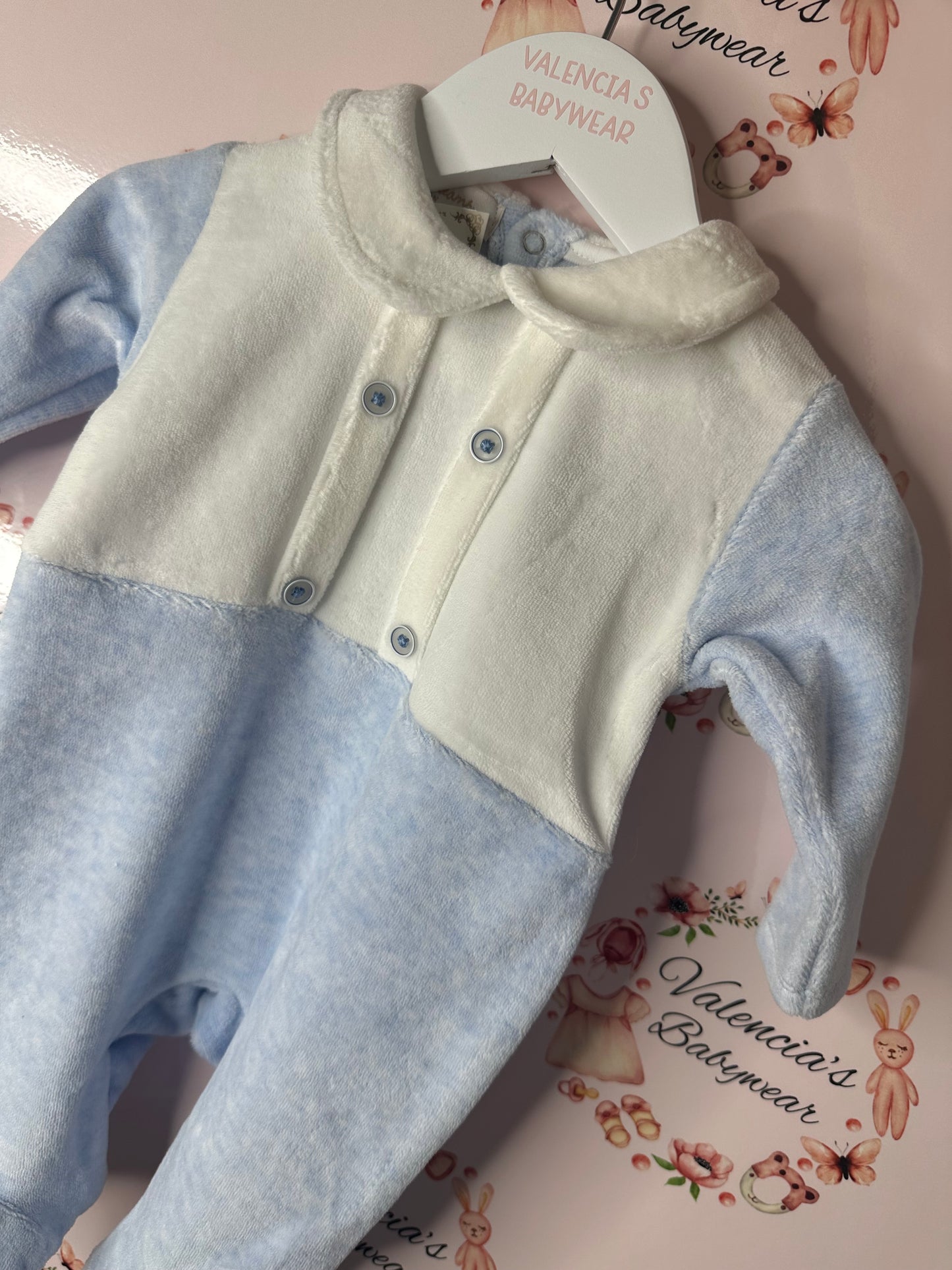 Classic Velour Sleepsuit