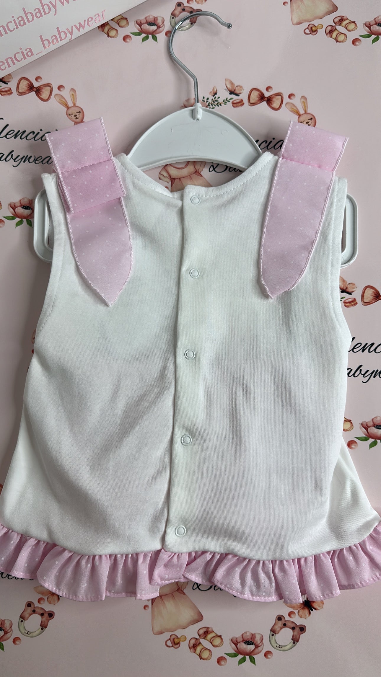 Polka Dot Smocked Set