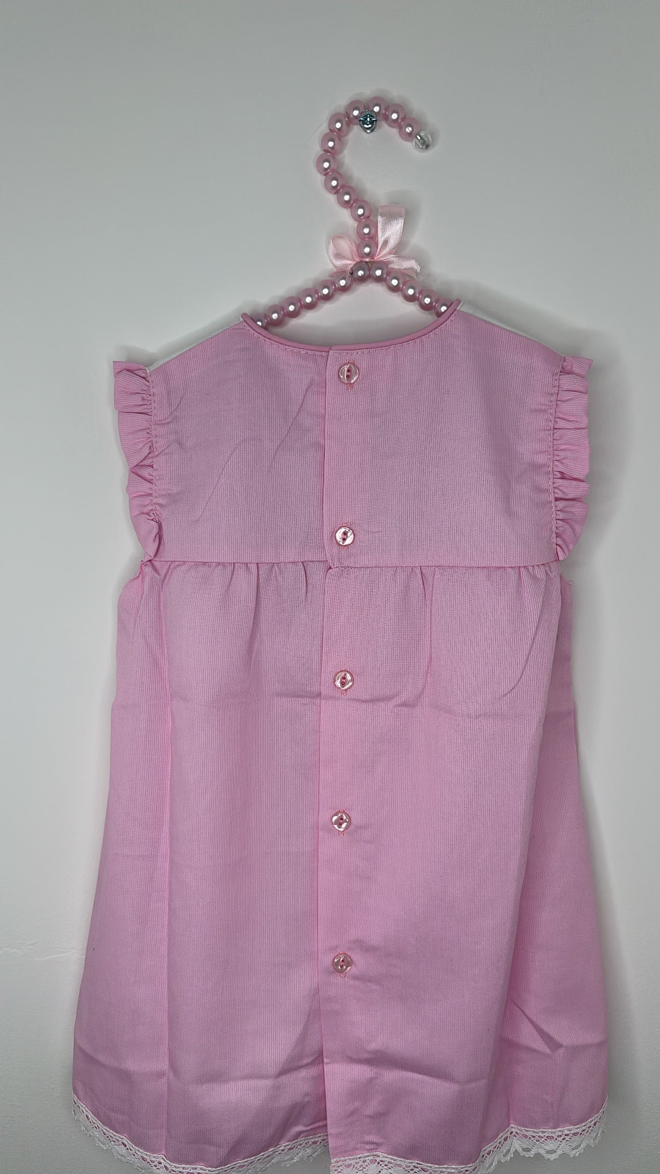 Bow Heart Dress (Baby Pink)