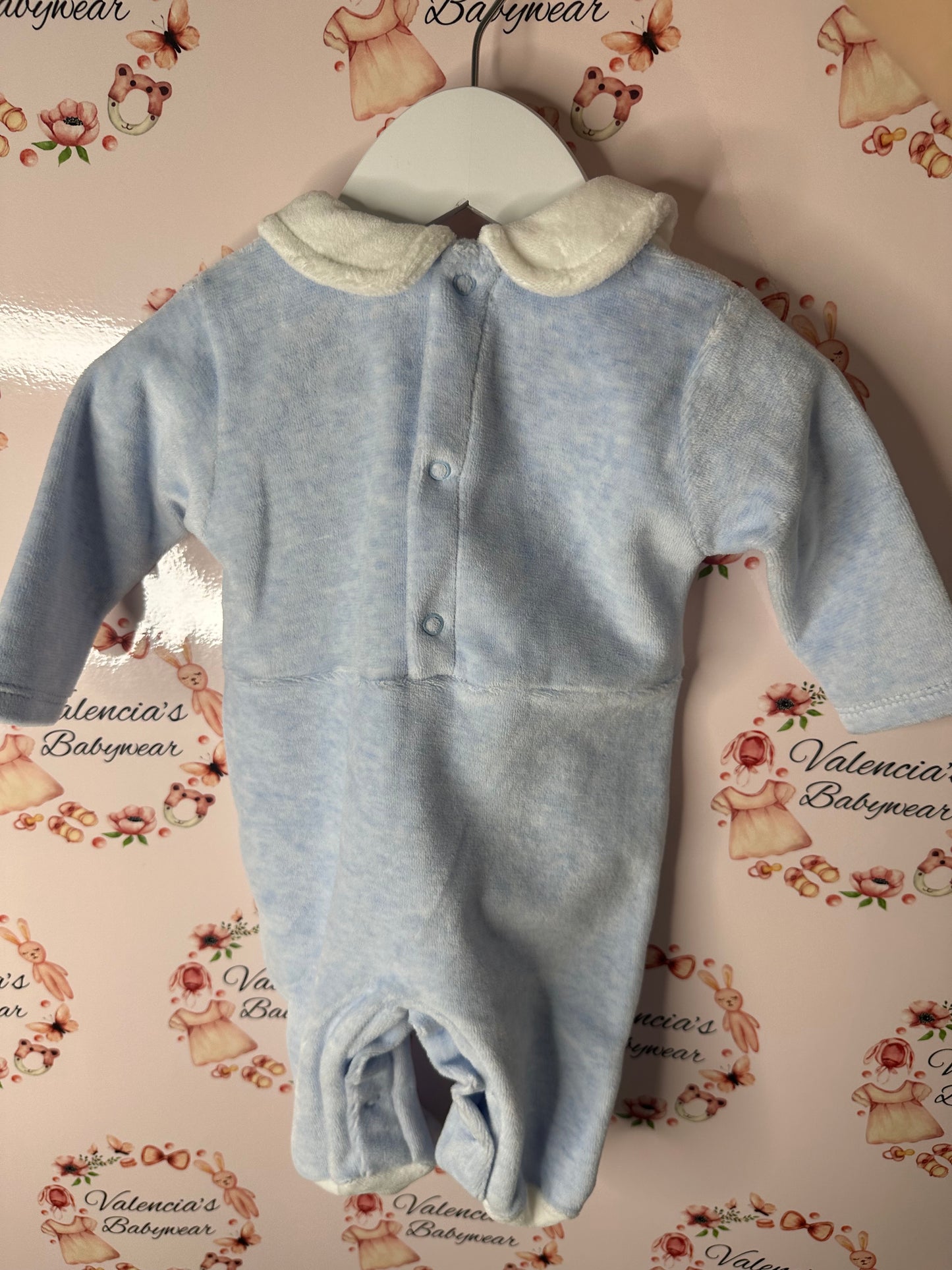 Classic Velour Sleepsuit