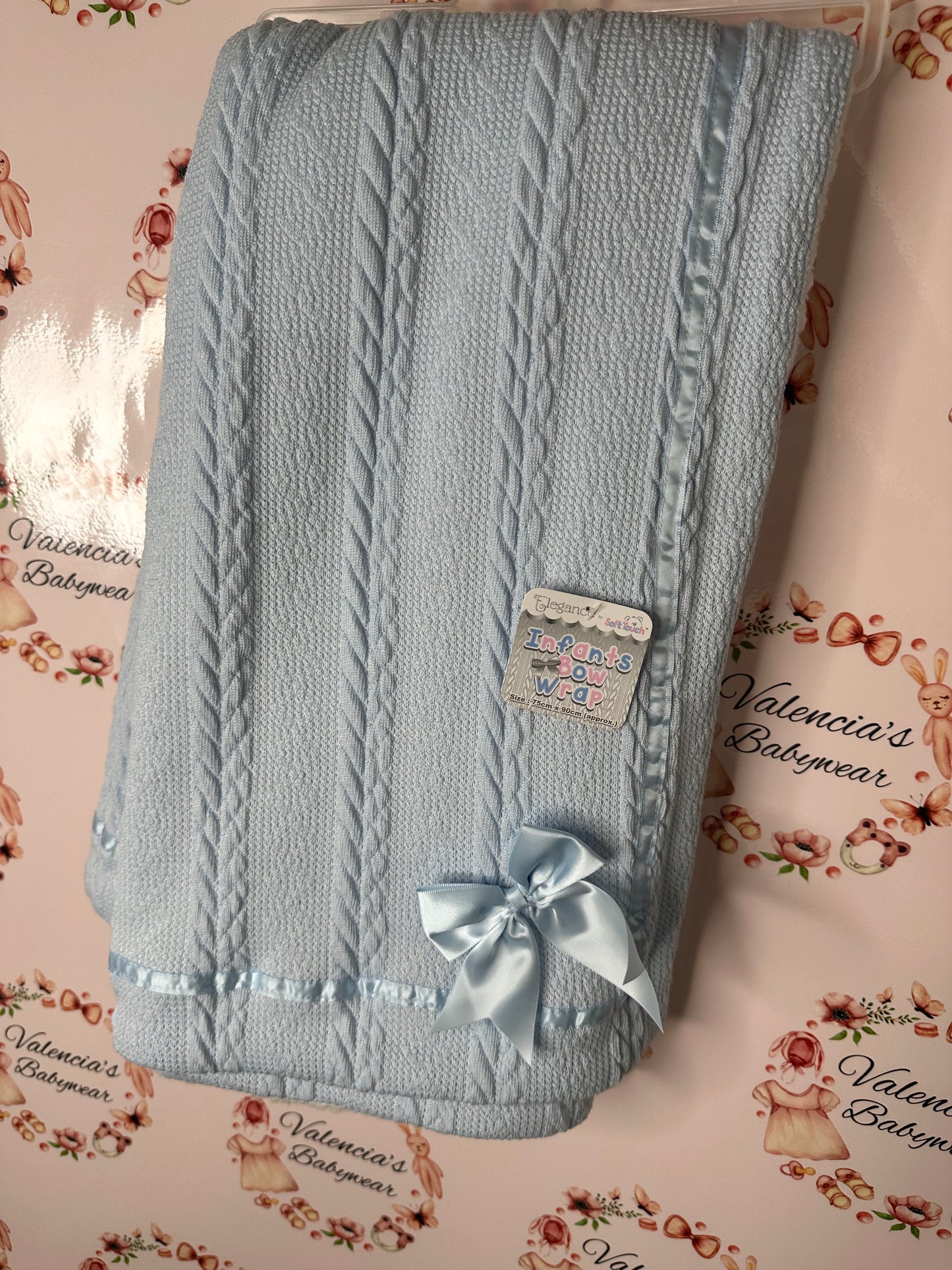 Bow Fur Blanket