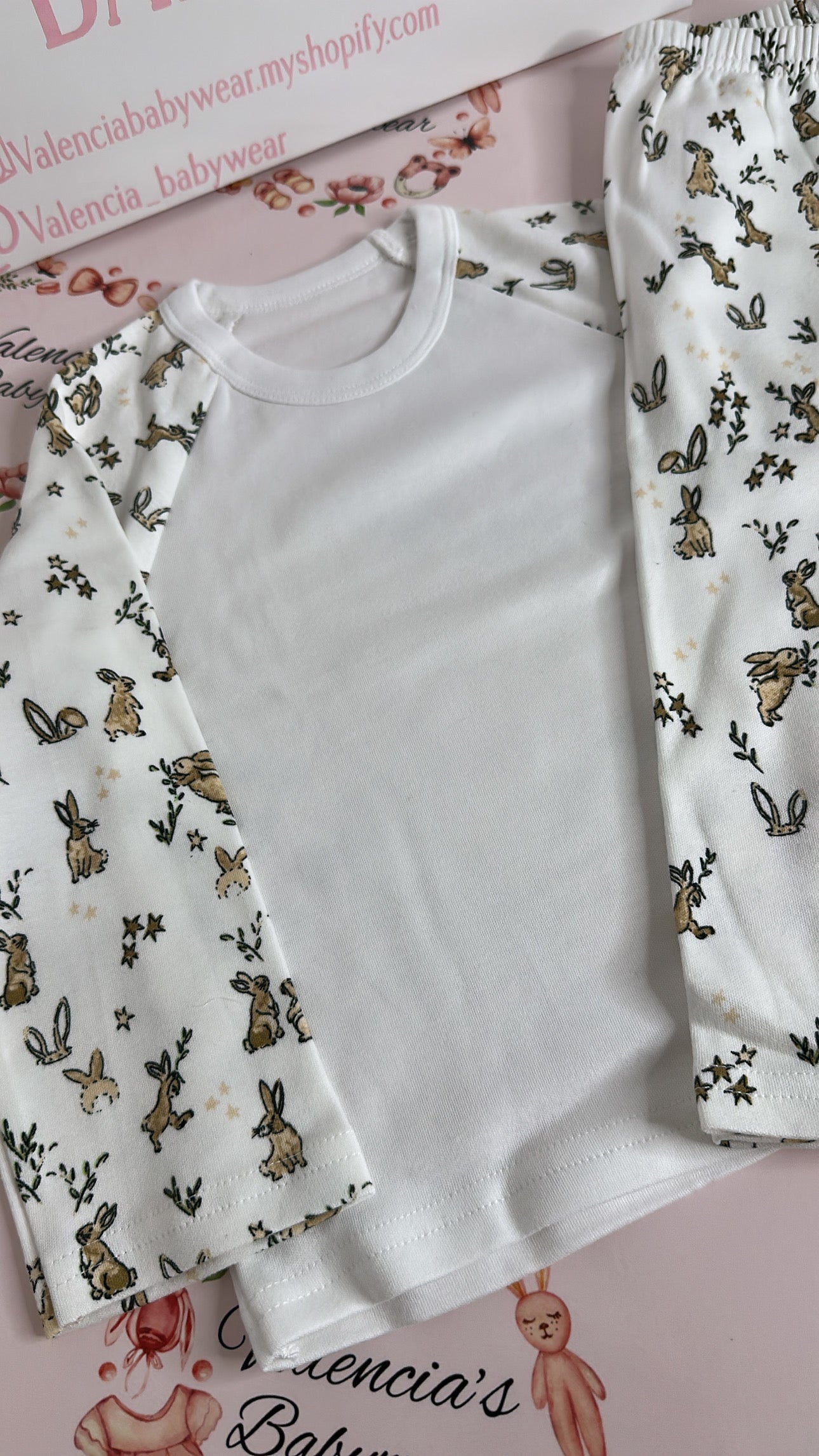 Bunny Print Pyjamas