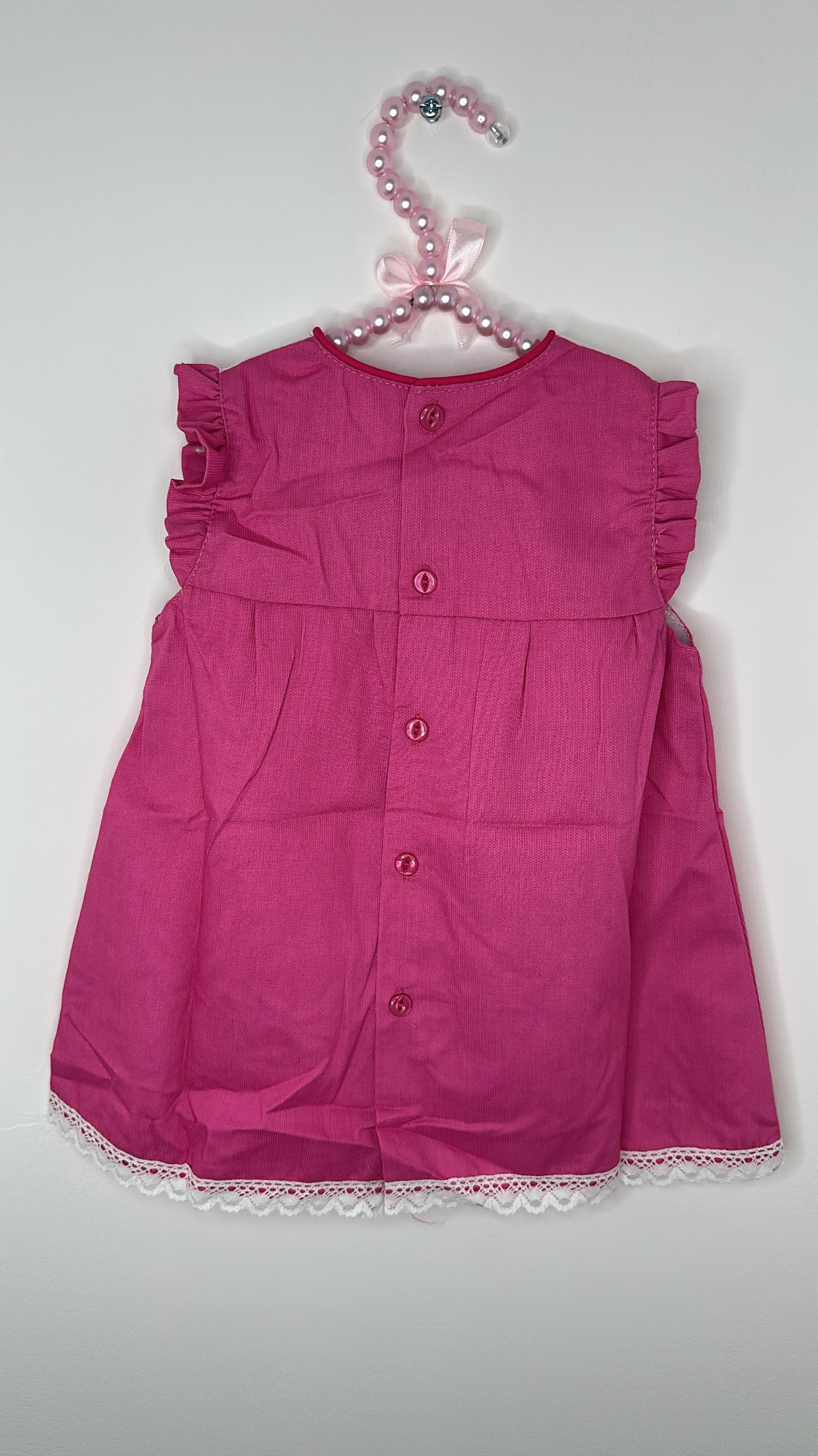Bow Heart Dress ( Hot Pink)