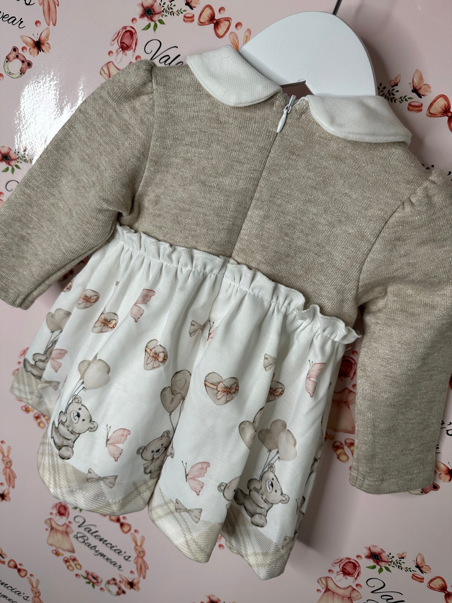 Stelle Pupi Beige Teddy Dress