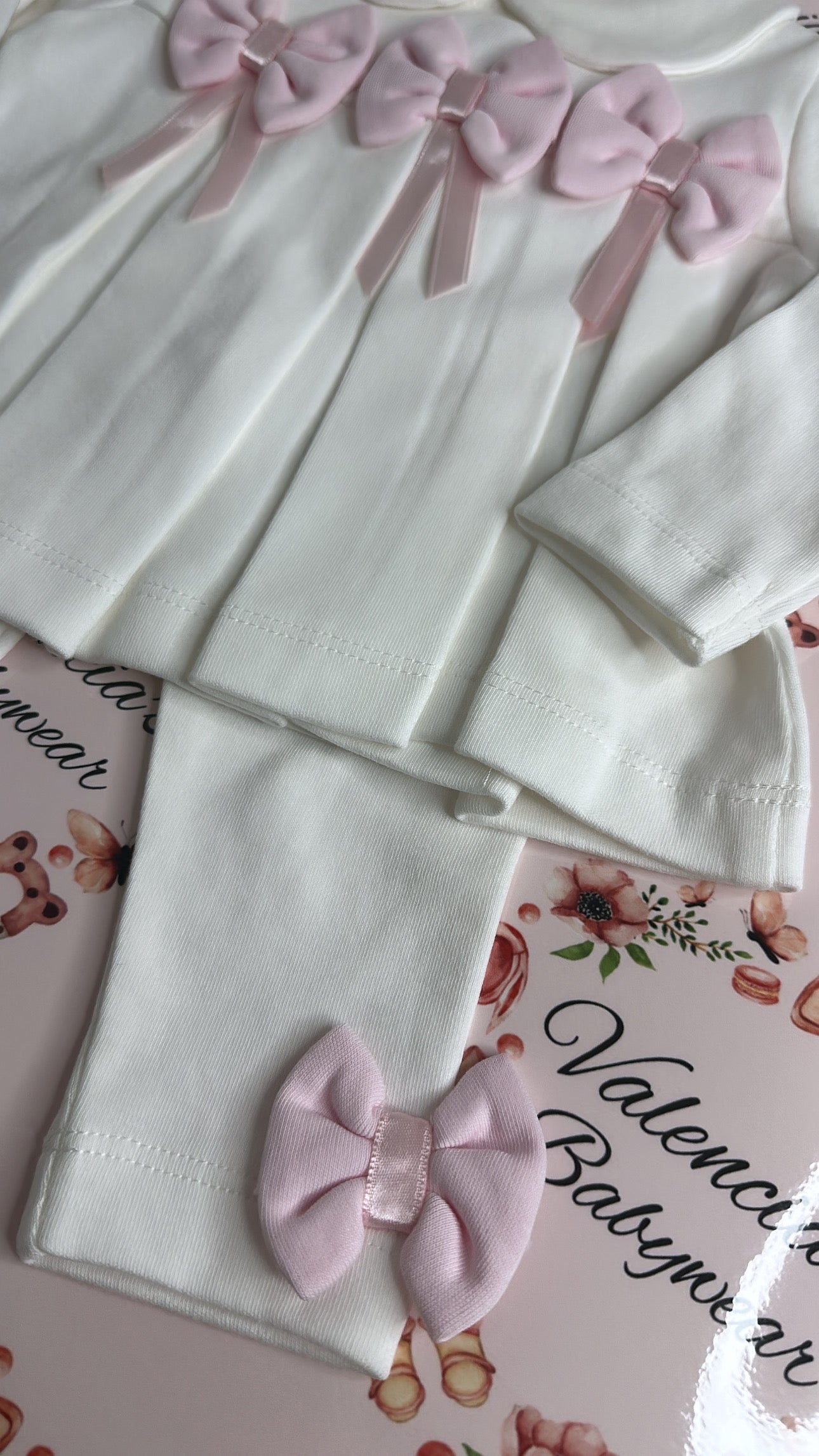 Tripple Bow Trouser Set