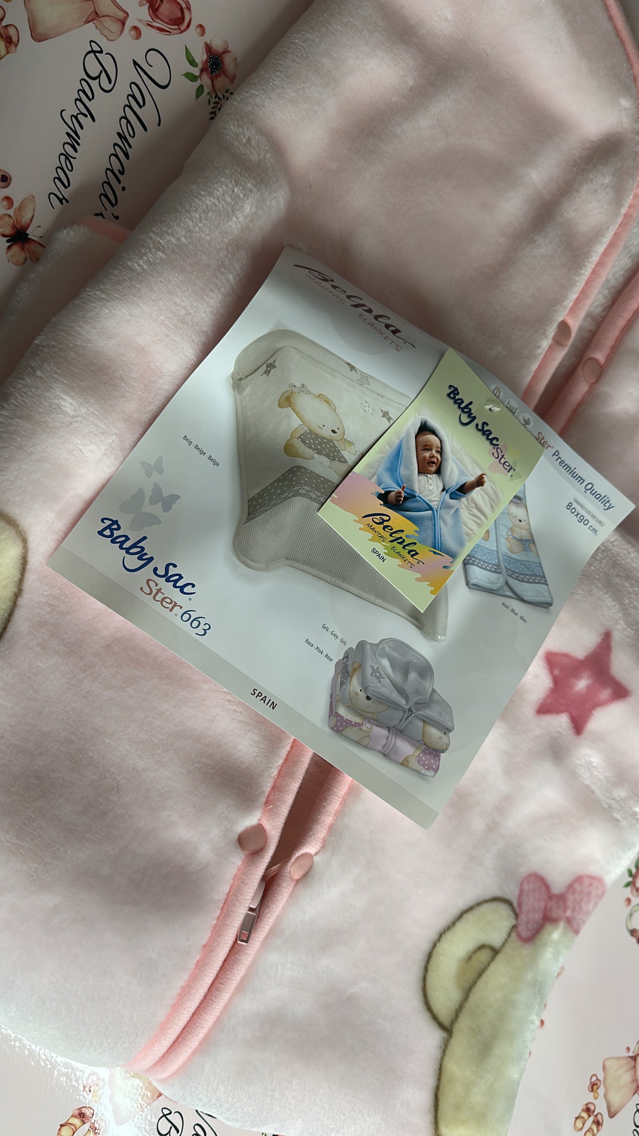 Baby Pink Spanish blanket