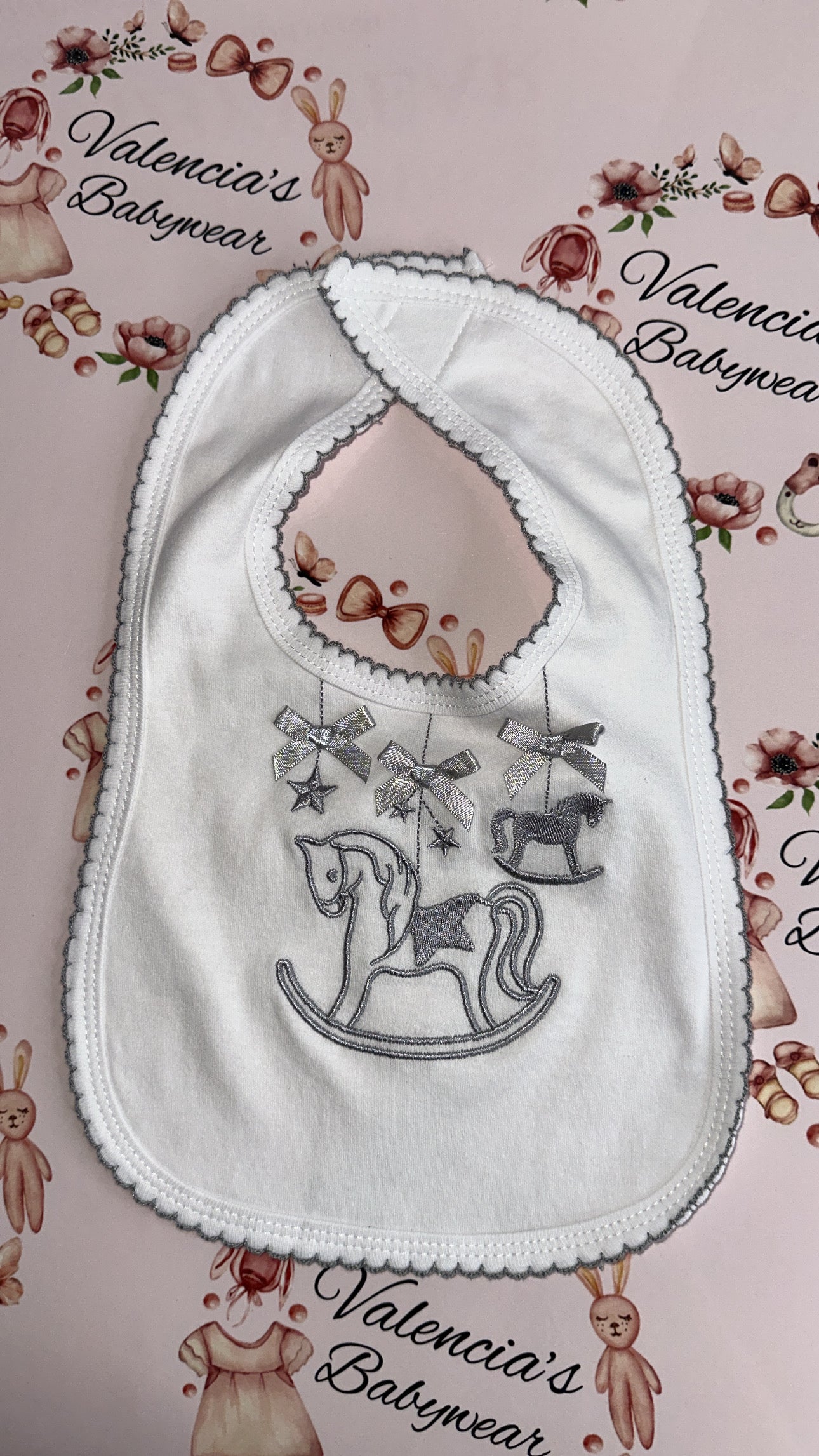 Grey Horse Bib
