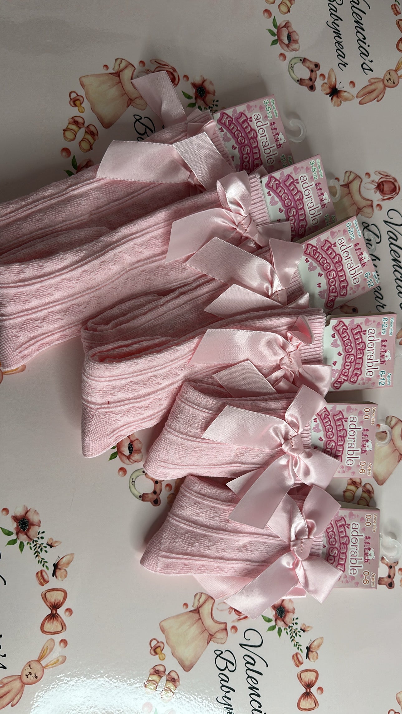 Soft Touch Bow Knee Socks