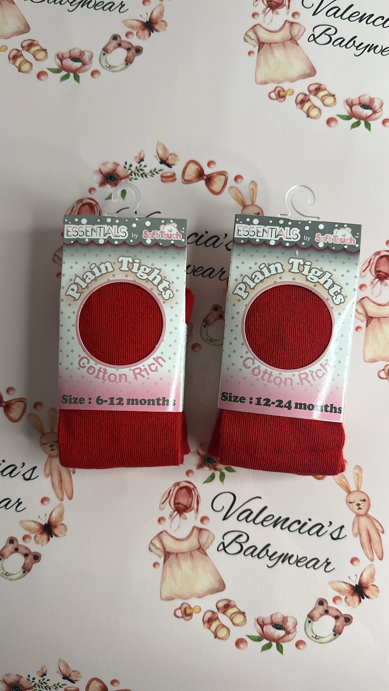 Soft Touch Red Tights