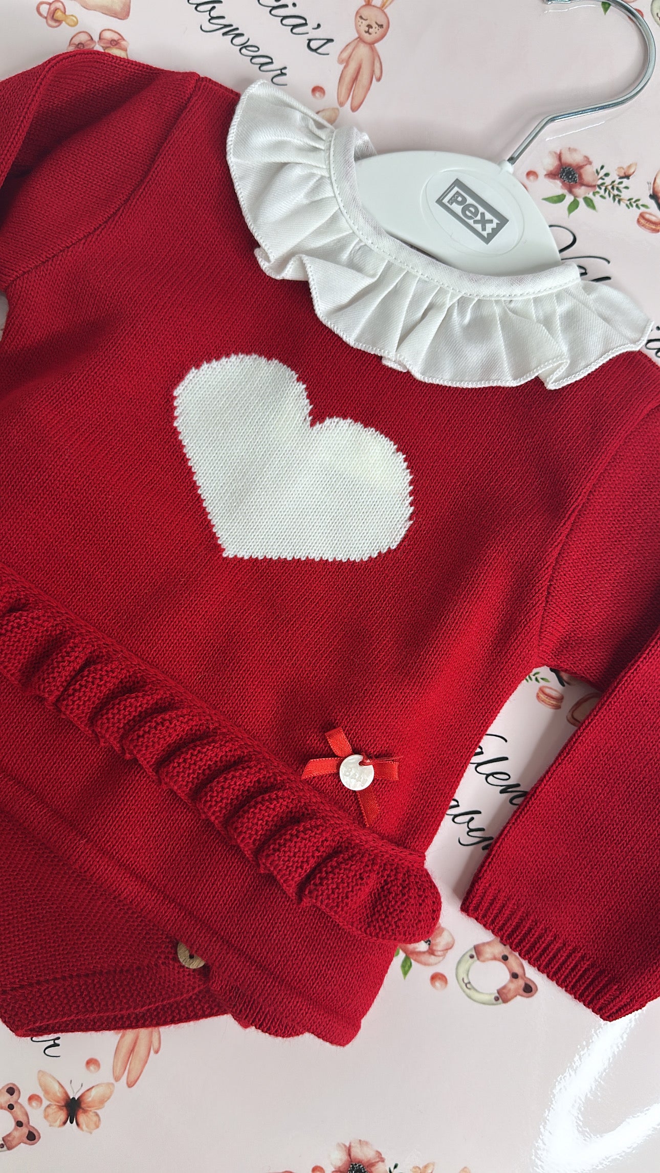 Knitted Love Heart Set
