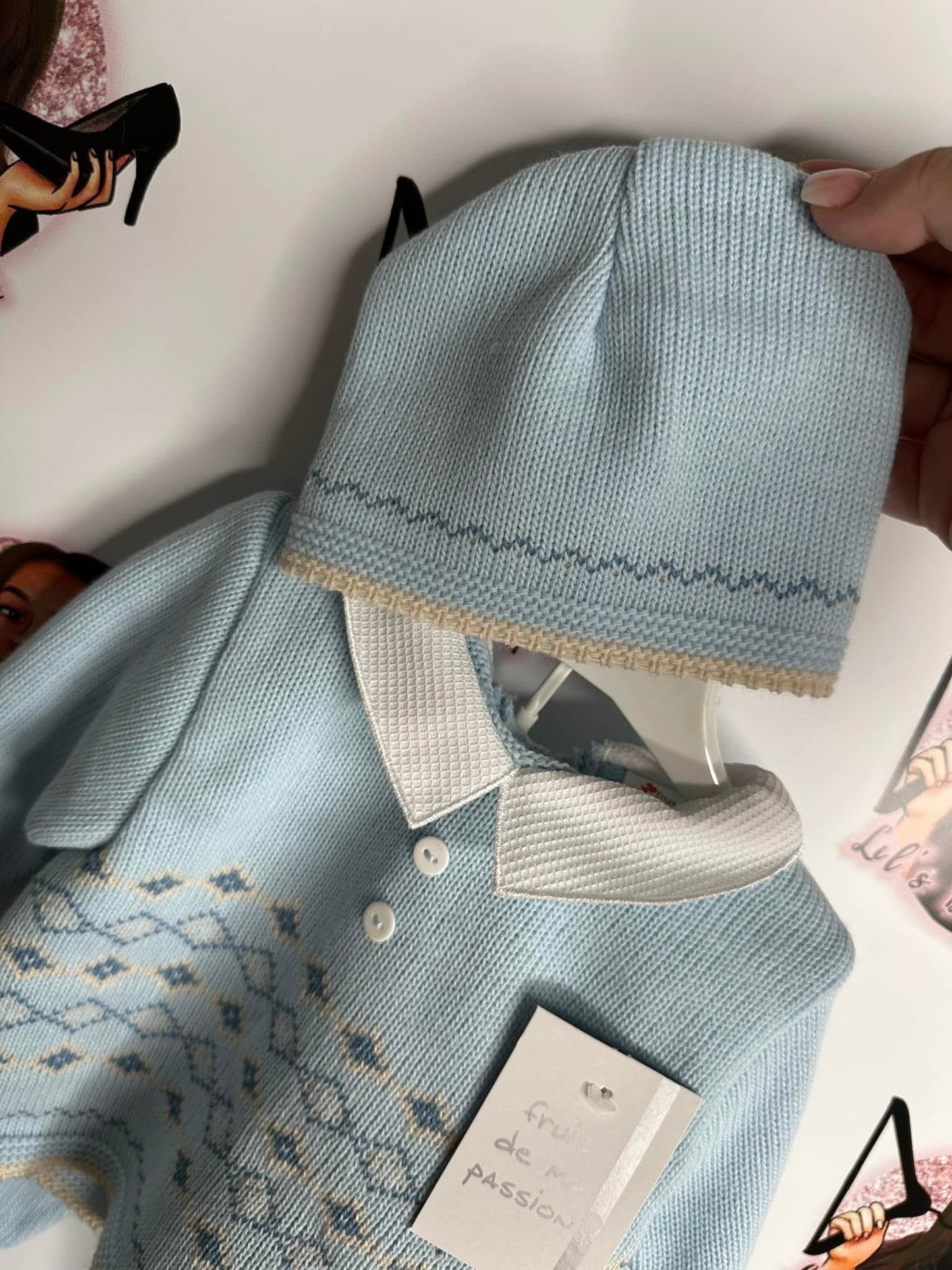 Baby Boys Blue Diamond set 3PC