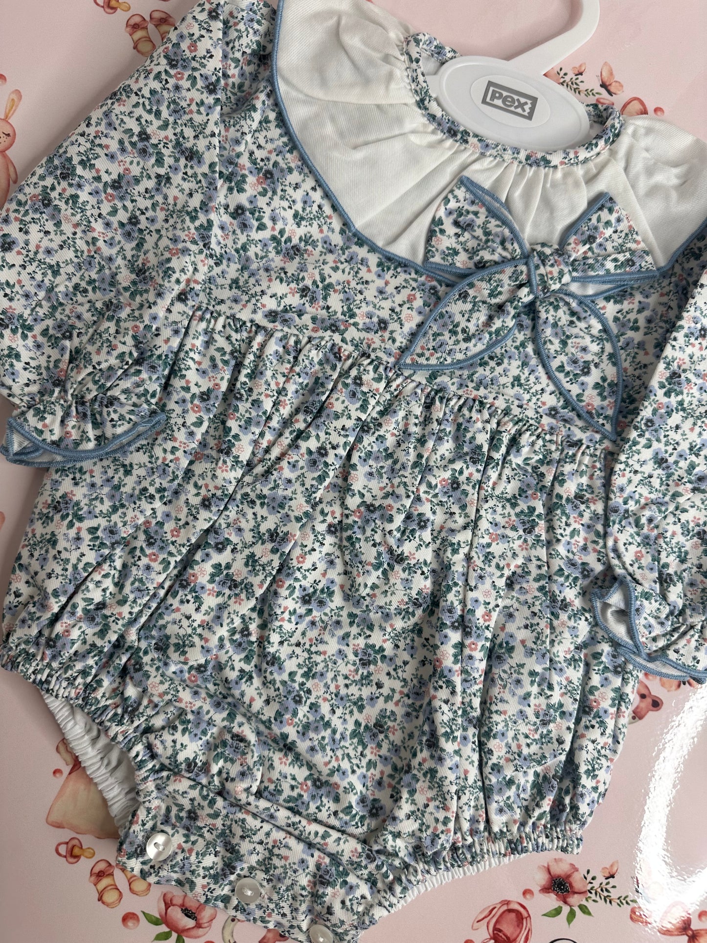 Floral Bow Romper