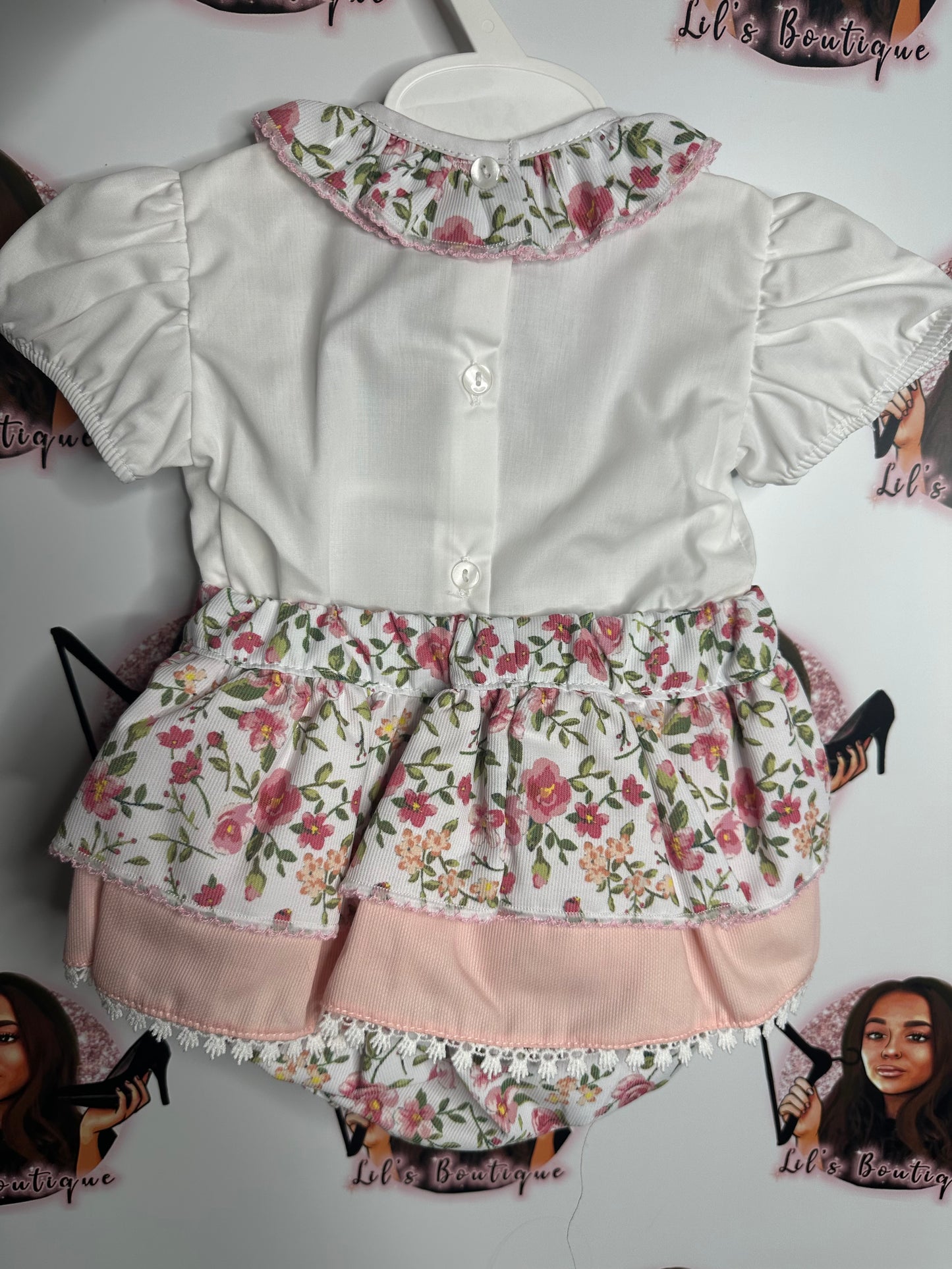 Flower Shirt & Bloomer Set