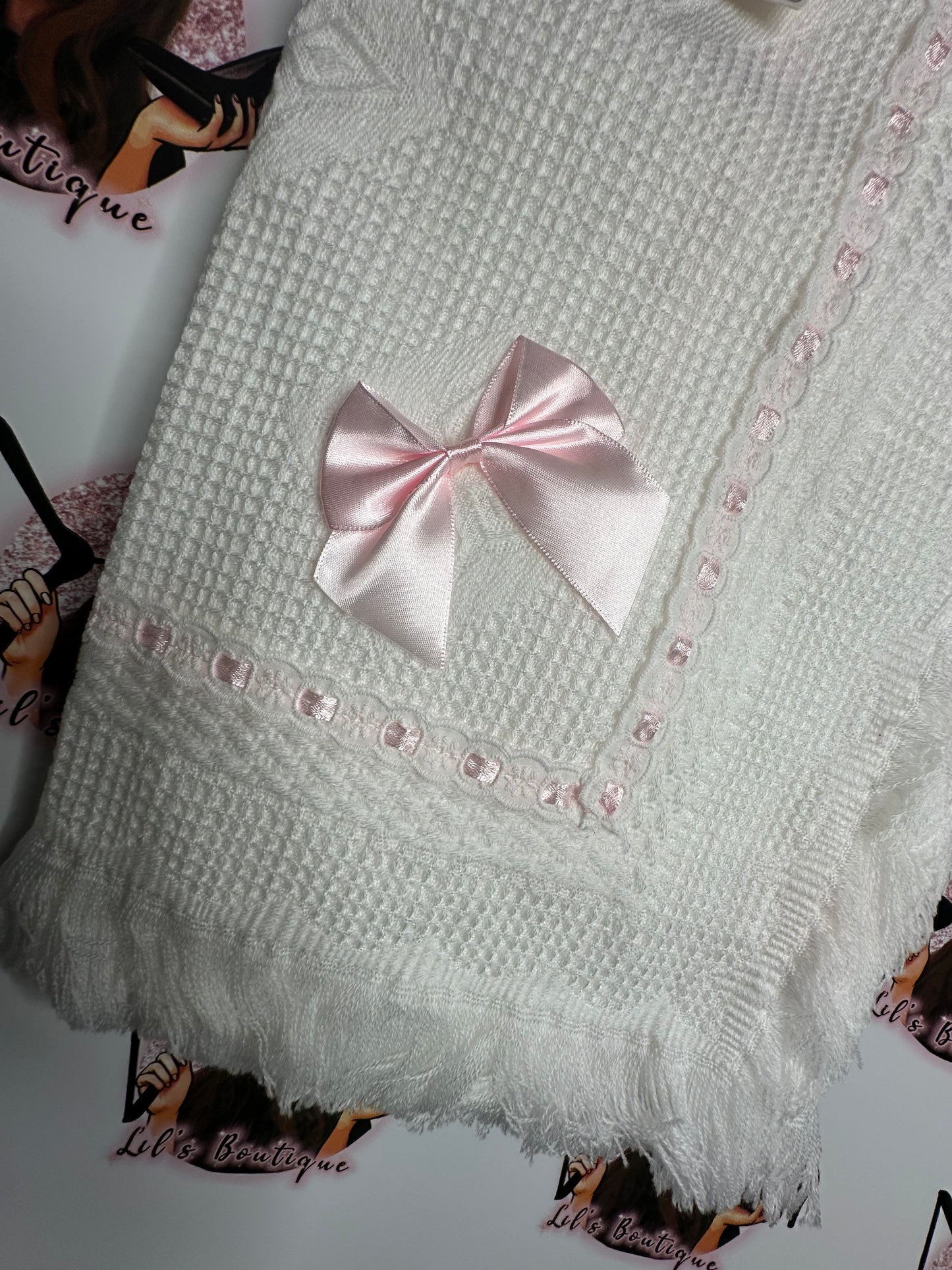 Pink Shawl blanket