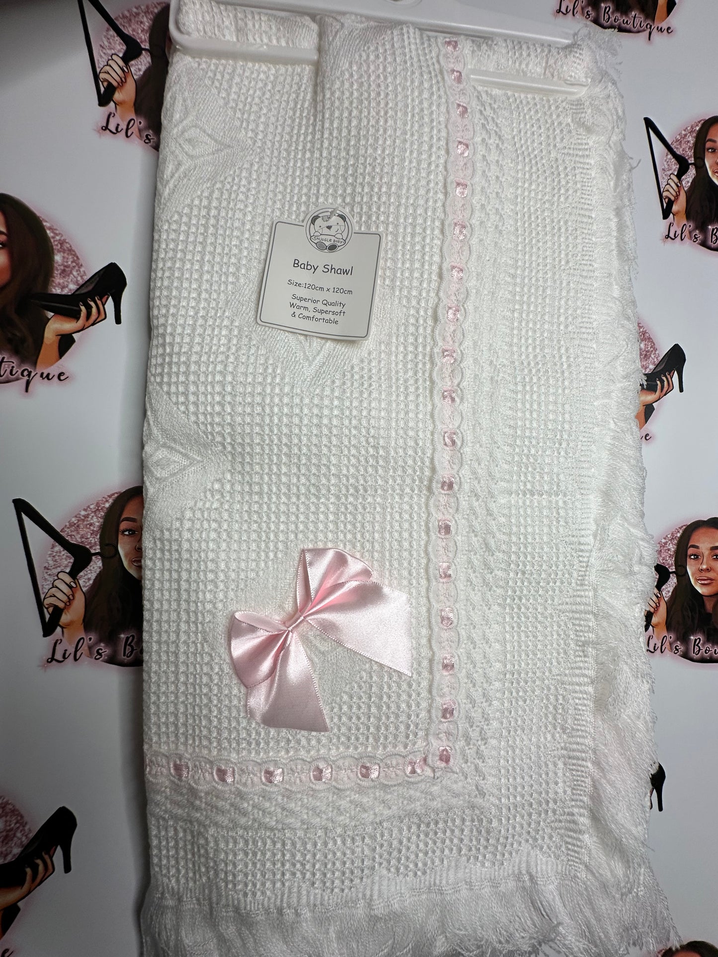 Pink Shawl blanket