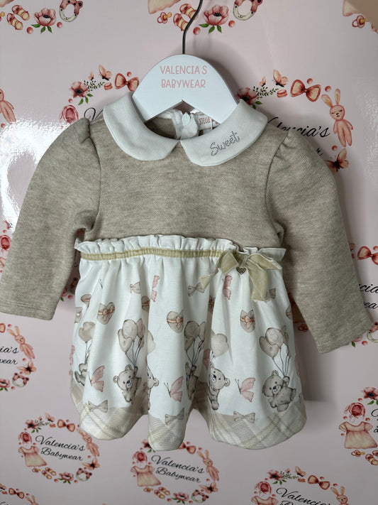 Stelle Pupi Beige Teddy Dress