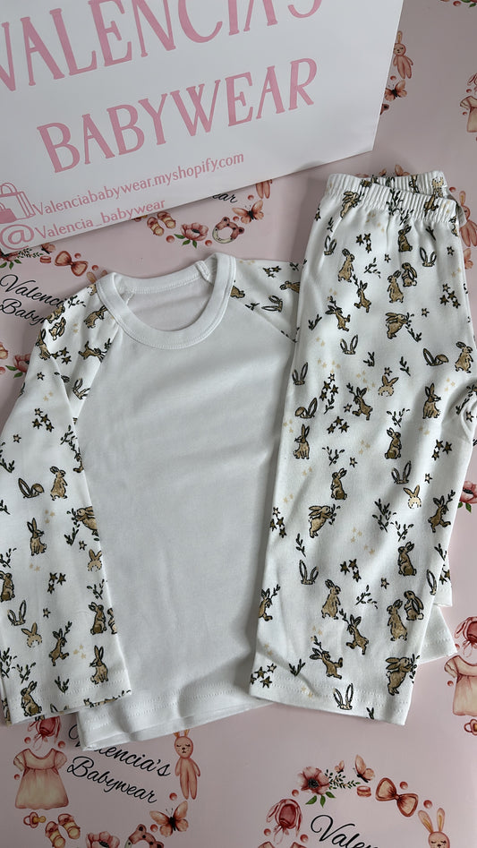 Bunny Print Pyjamas