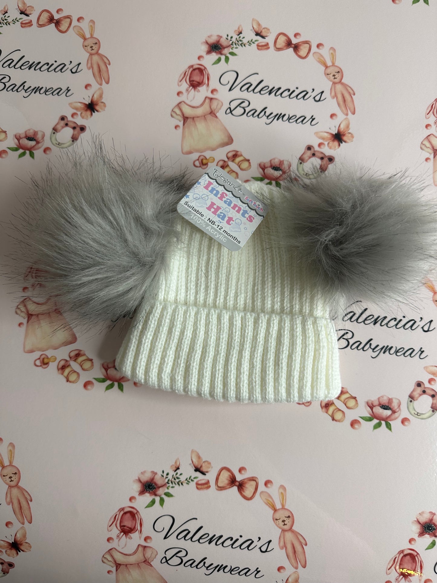 Fur Pom Pom Hat