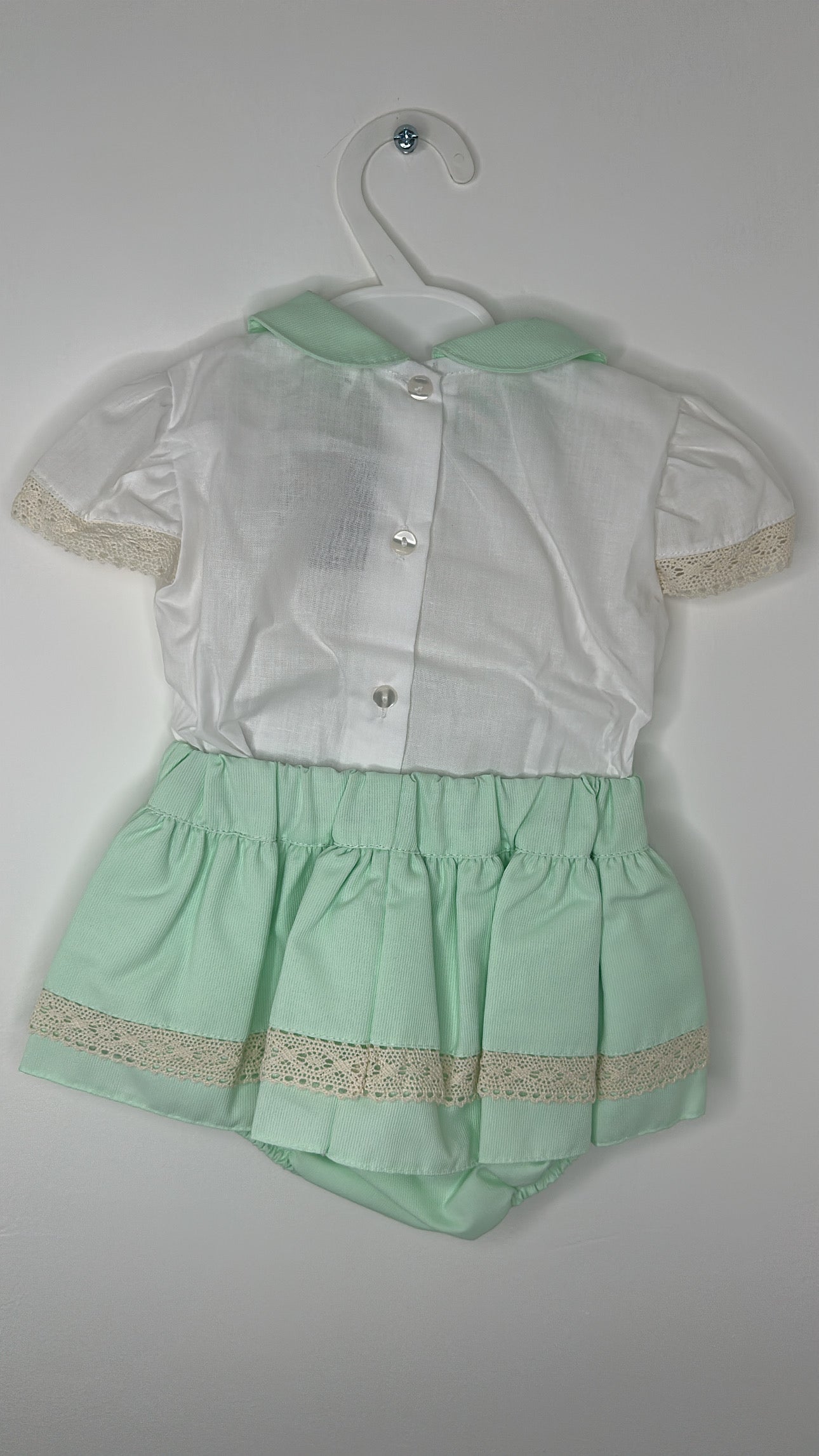 Mint Shirt & Bloomer Set