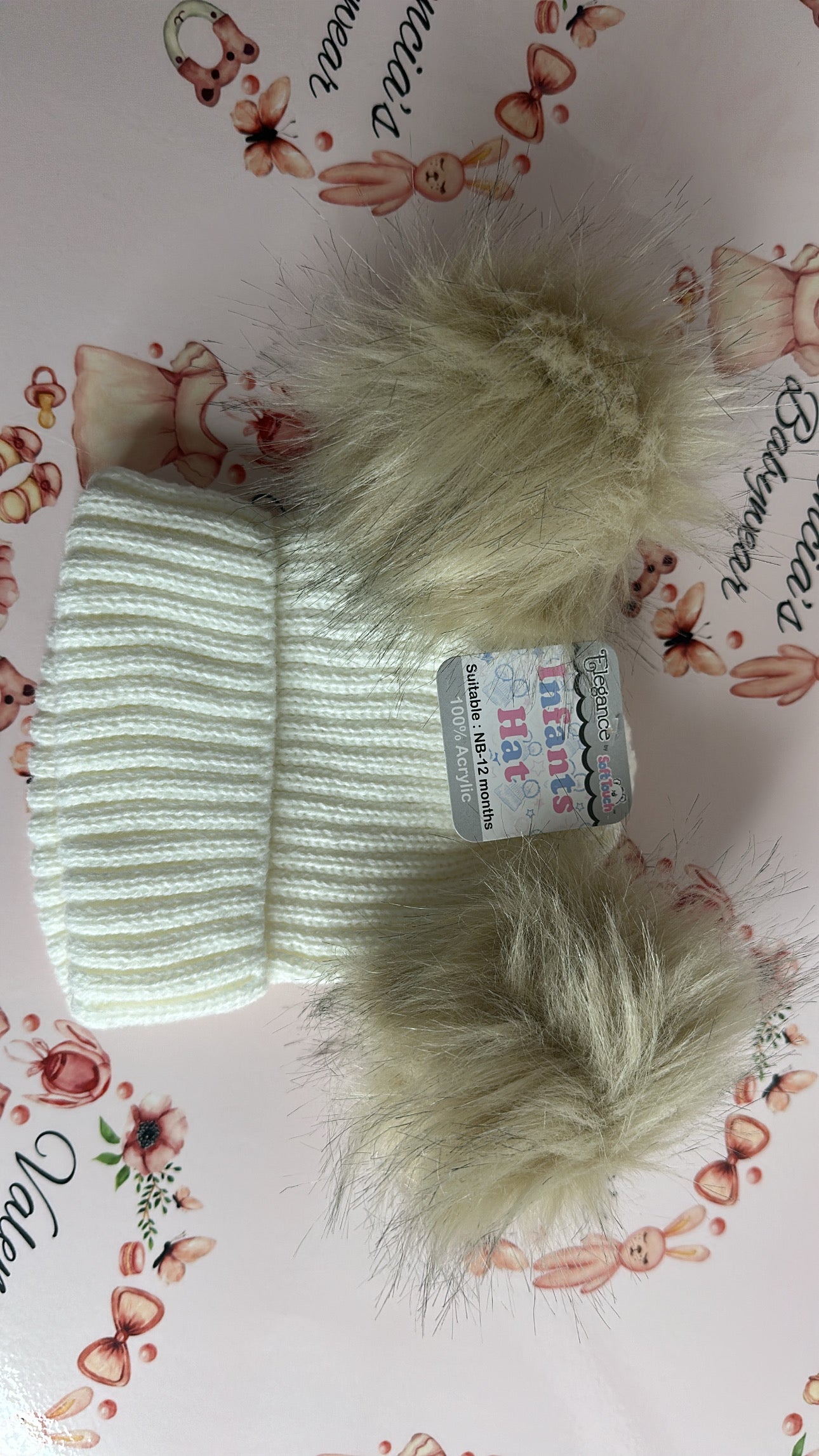 Fur Pom Pom Hat