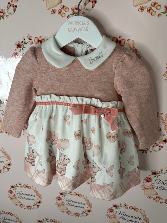 Stelle &  Pupi Pink Teddy Dress