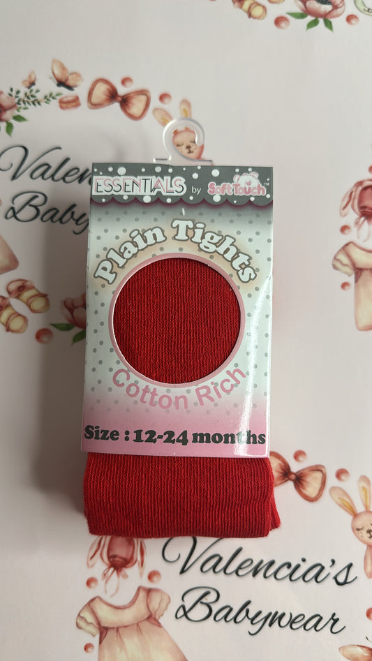 Soft Touch Red Tights
