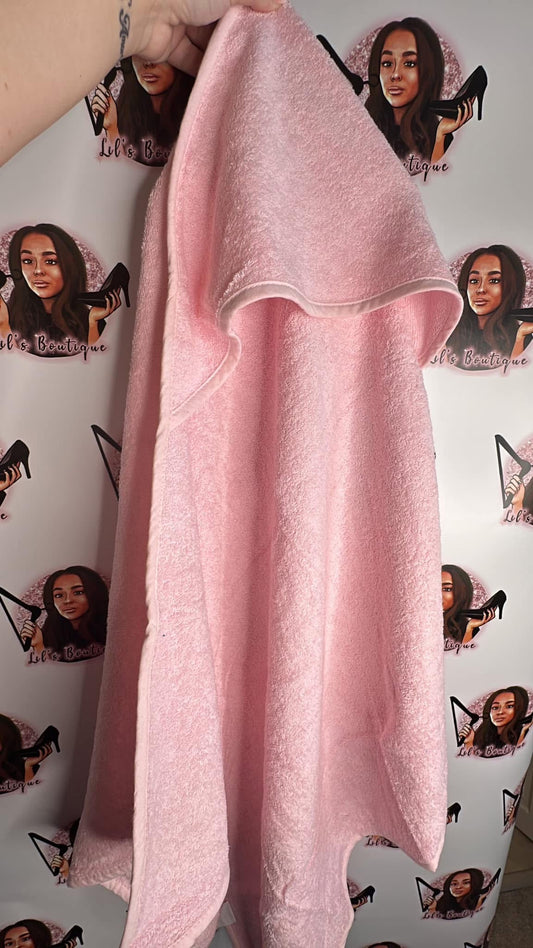 Baby Girl Hooded Towels